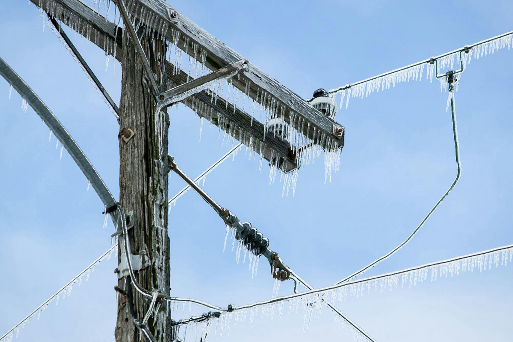 Maintenance préventive en hiver - câbles électriques gelés